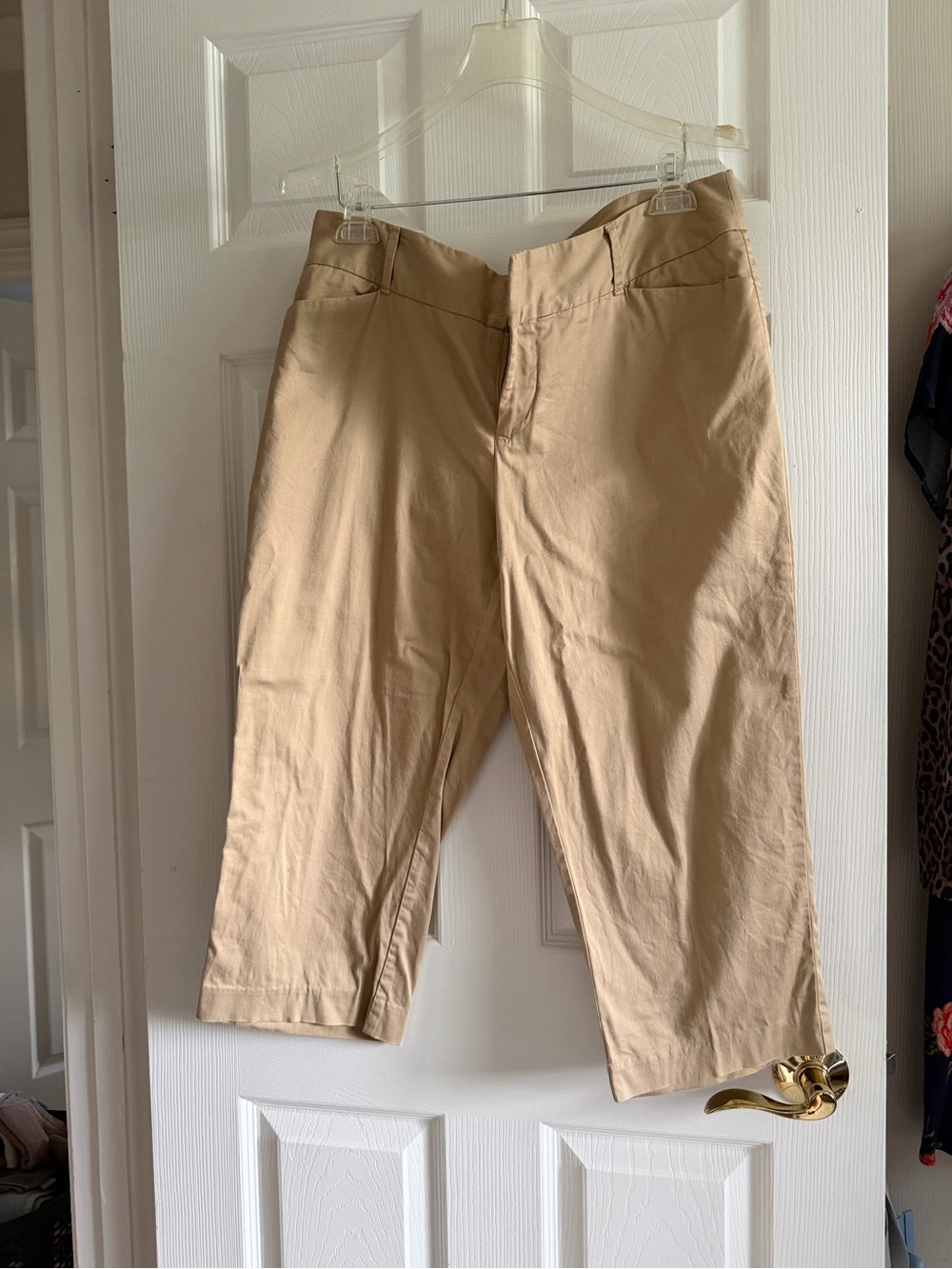 Mossimo camel capri  with